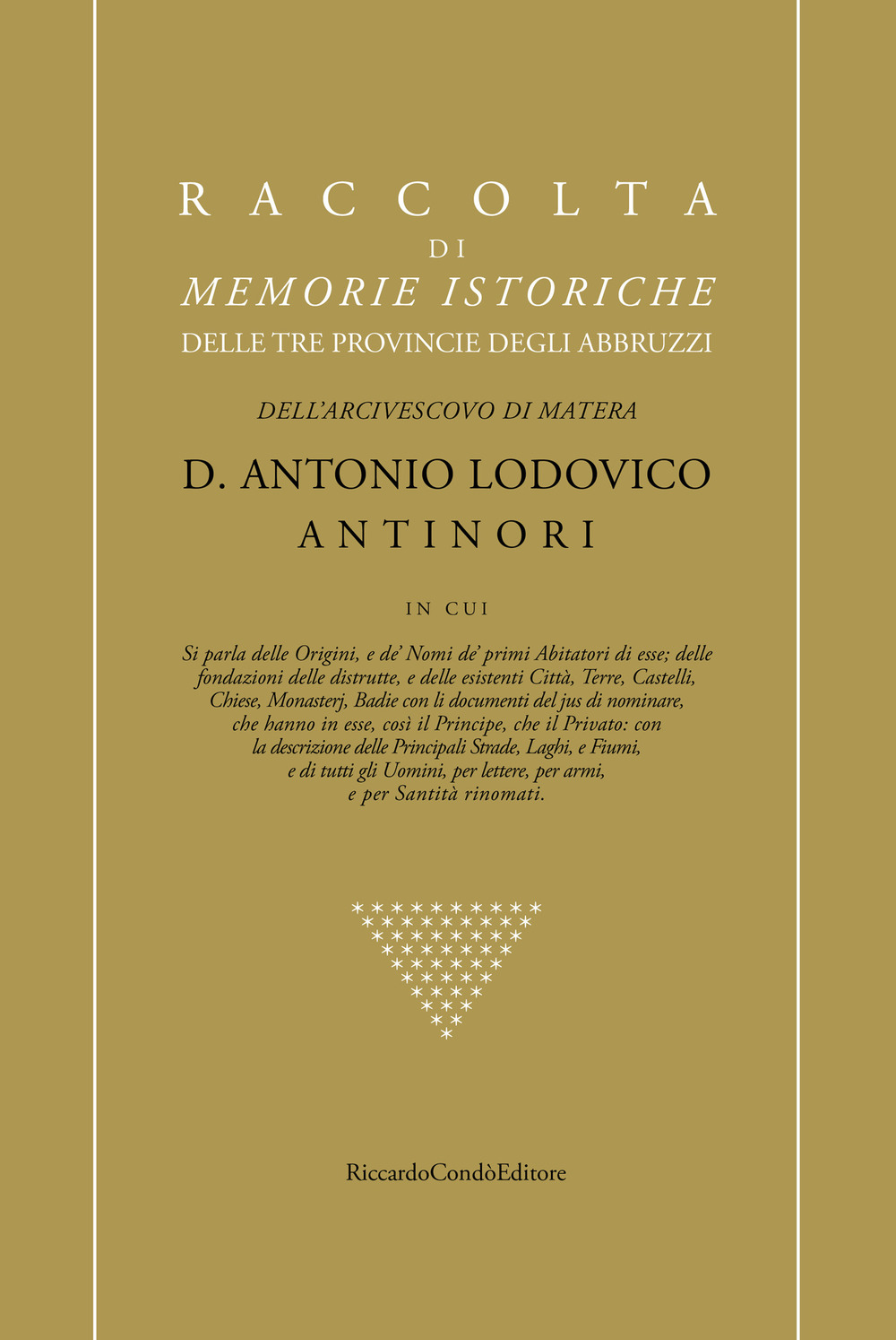 Raccolta di memorie istoriche delle tre provincie degli Abbruzzi