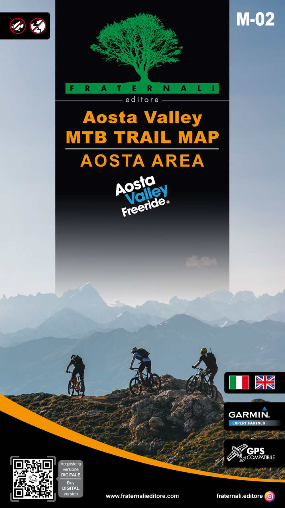 Aosta Valley. Aosta area. MTB trail map. Ediz. italiana e inglese
