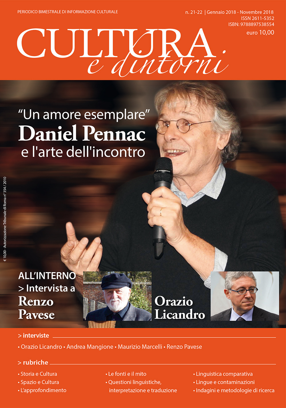 Cultura e dintorni. Periodico bimestrale di informazione culturale. Vol. 21-22