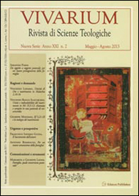 Vivarium. Rivista di scienze teologiche (2013). Vol. 2