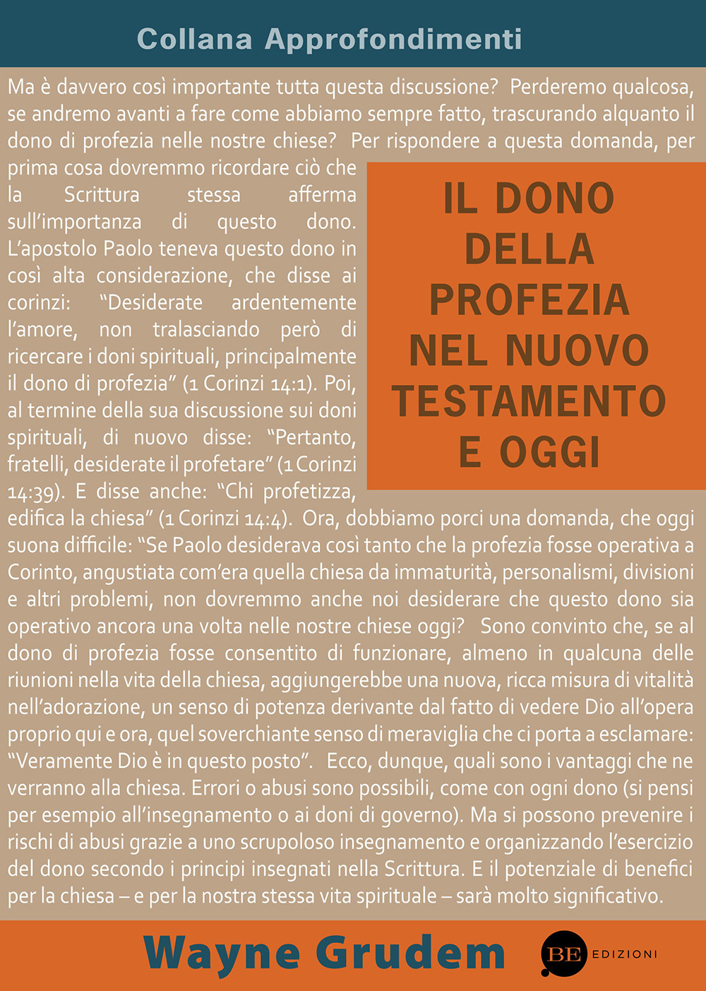 Il dono della profezia nel Nuovo Testamento e oggi