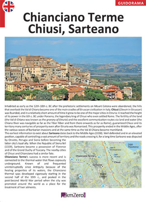 Chianciano Terme, Sarteano, Chiusi. Ediz. inglese