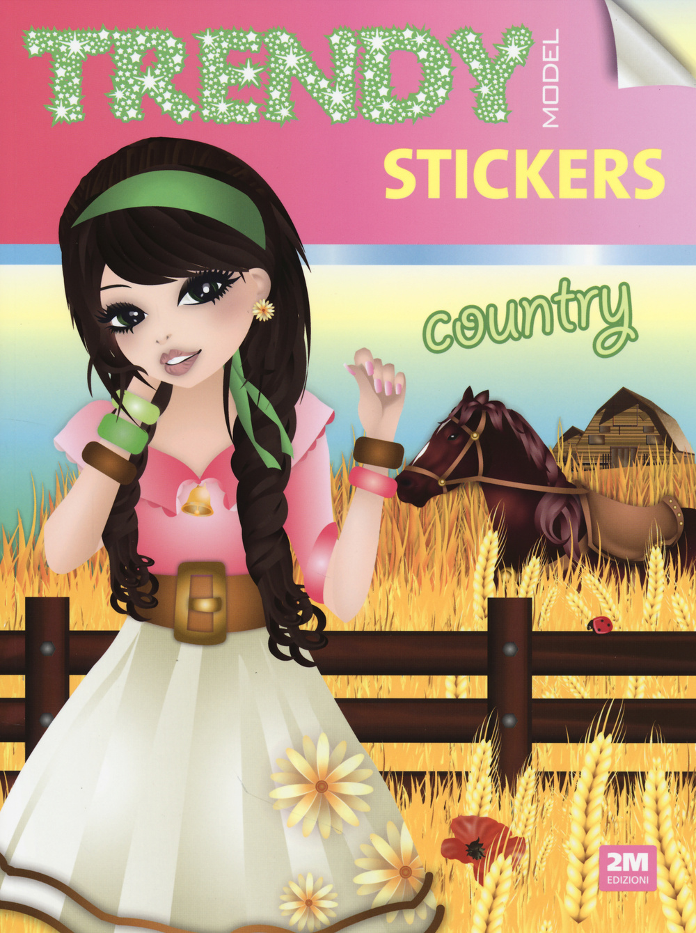 Trendy model stickers. Country. Con adesivi