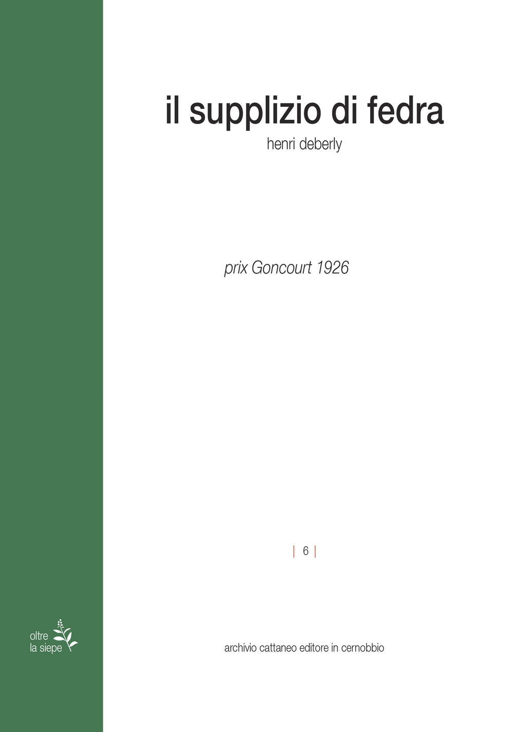 Il supplizio di Fedra