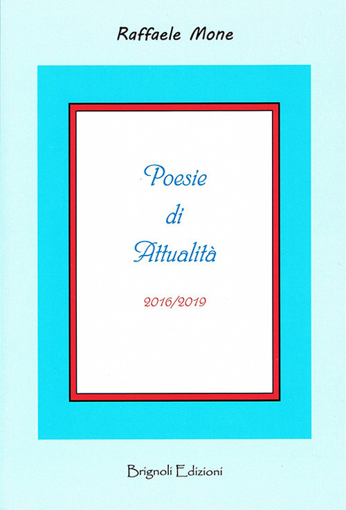 Poesie di attualità 2016/2019