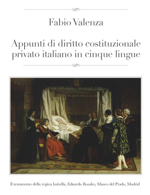 Appunti di diritto costituzionale privato italiano in cinque lingue. Ediz. multilingue