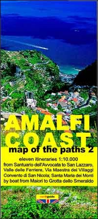 Map of the paths of the Amalfi coast. Scale 1:10.000. Vol. 2: From Maiori to Fiordo di Furore