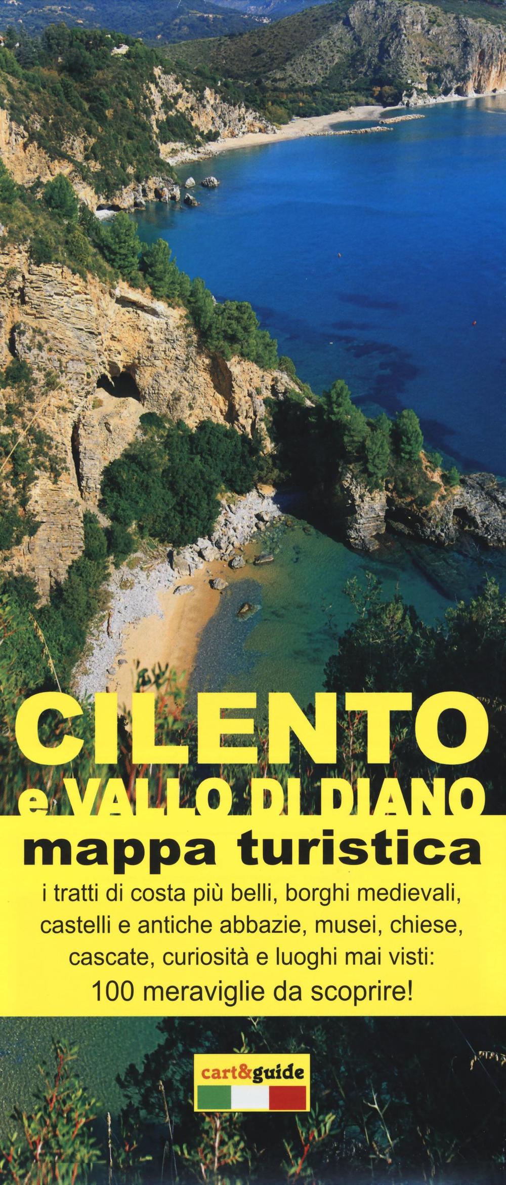 Cilento e Vallo di Diano. Mappa turistica