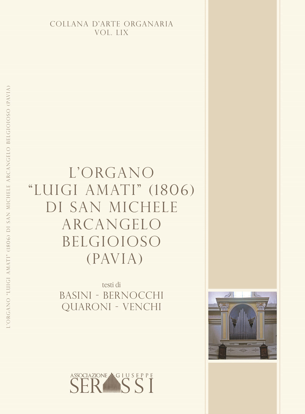 L'organo «Luigi Amati» (1806) di S. Michele Arcangelo Belgioioso (Pavia)