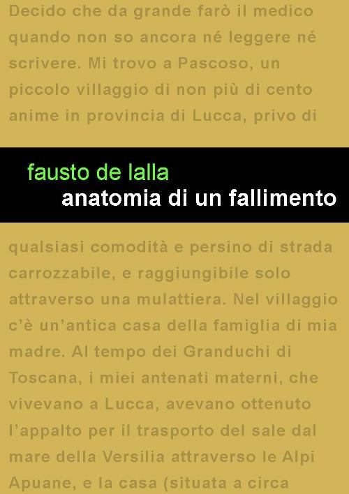 Anatomia di un fallimento