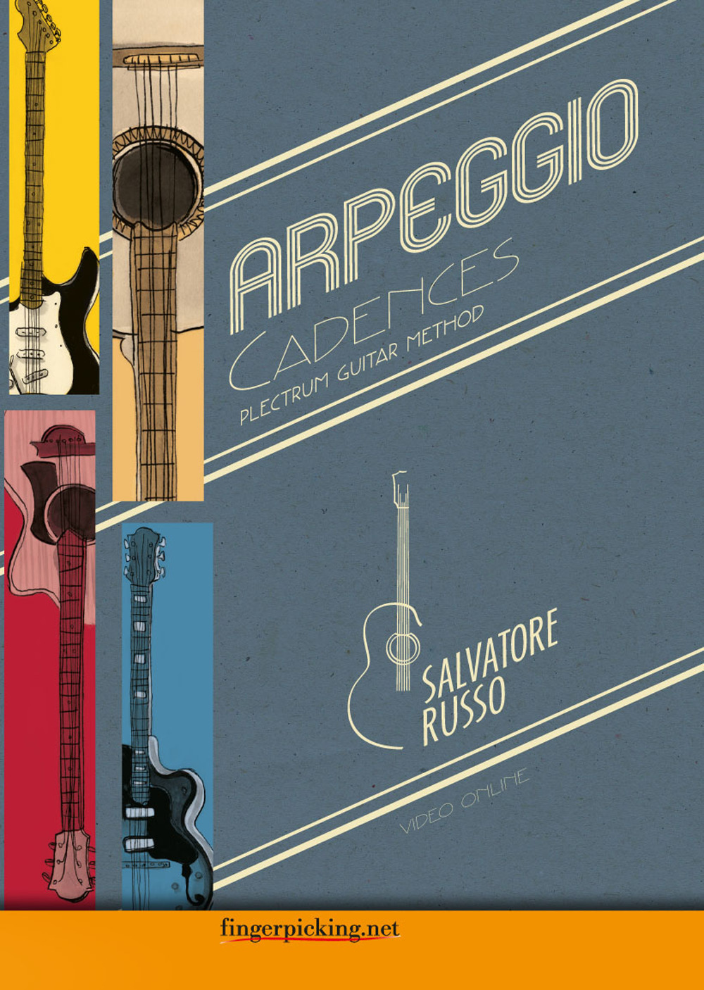 Arpeggio cadences. Plectrum guitar method. Con espansione online