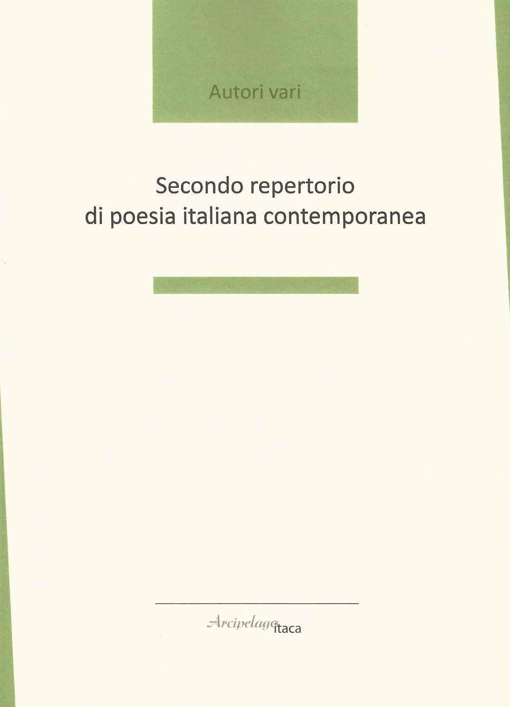 Secondo repertorio di poesia italiana contemporanea
