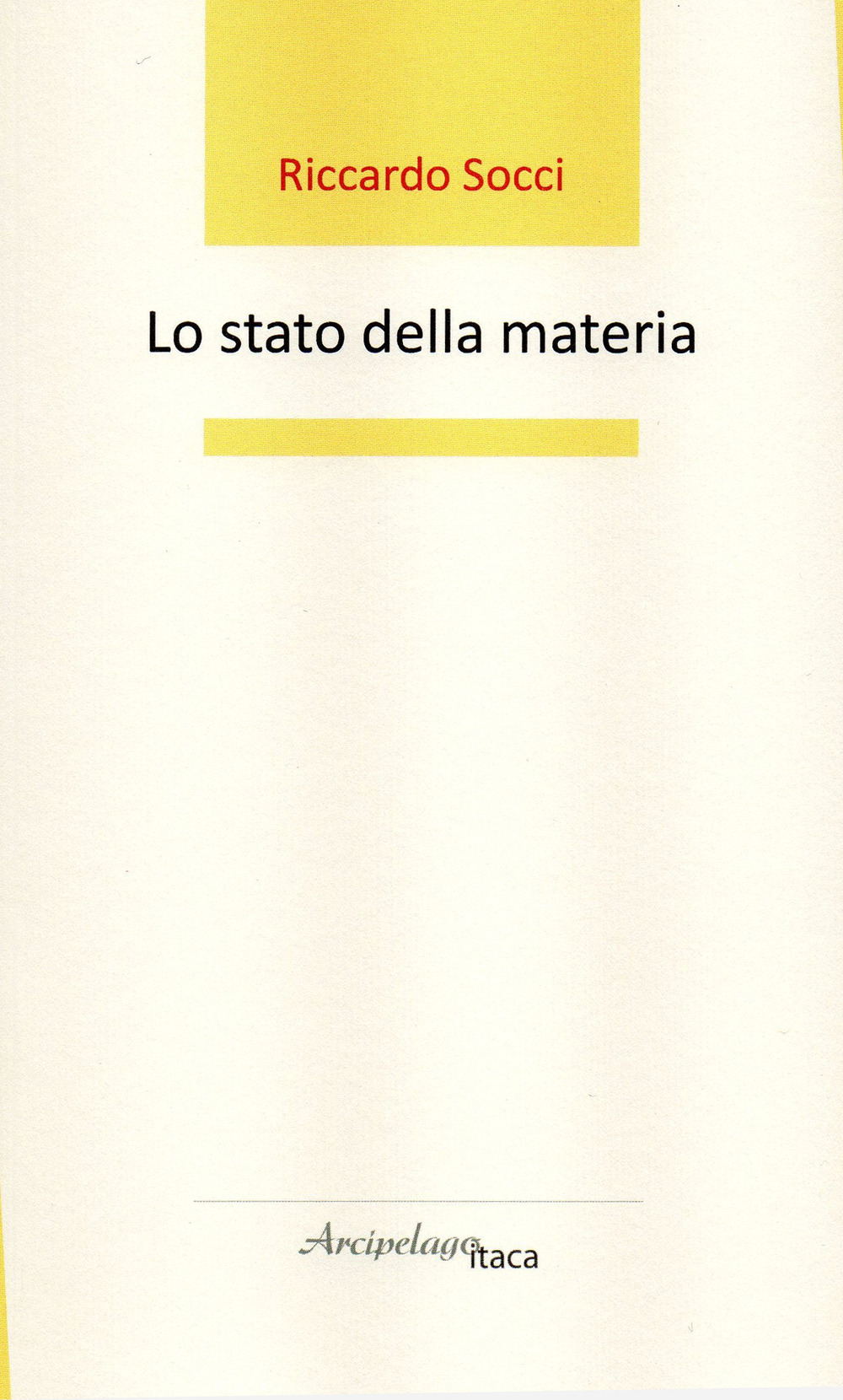 Lo stato della materia