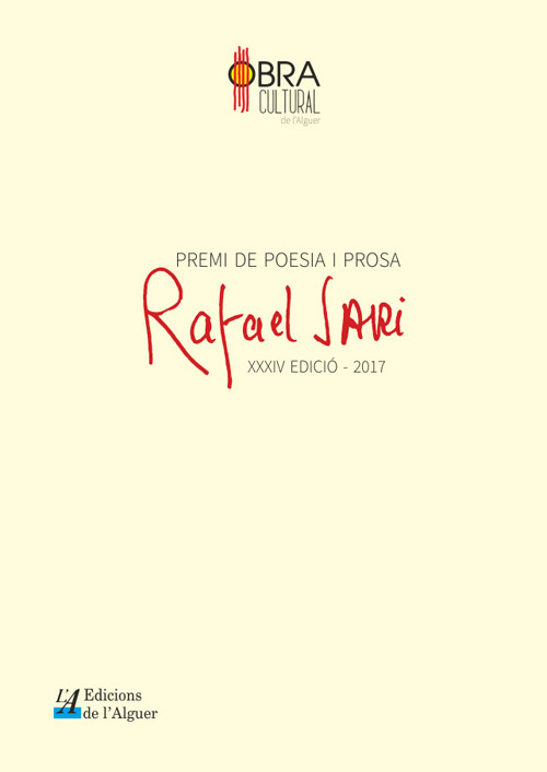 Premi de poesia i prosa «Rafael Sari». 34ª edició 2017