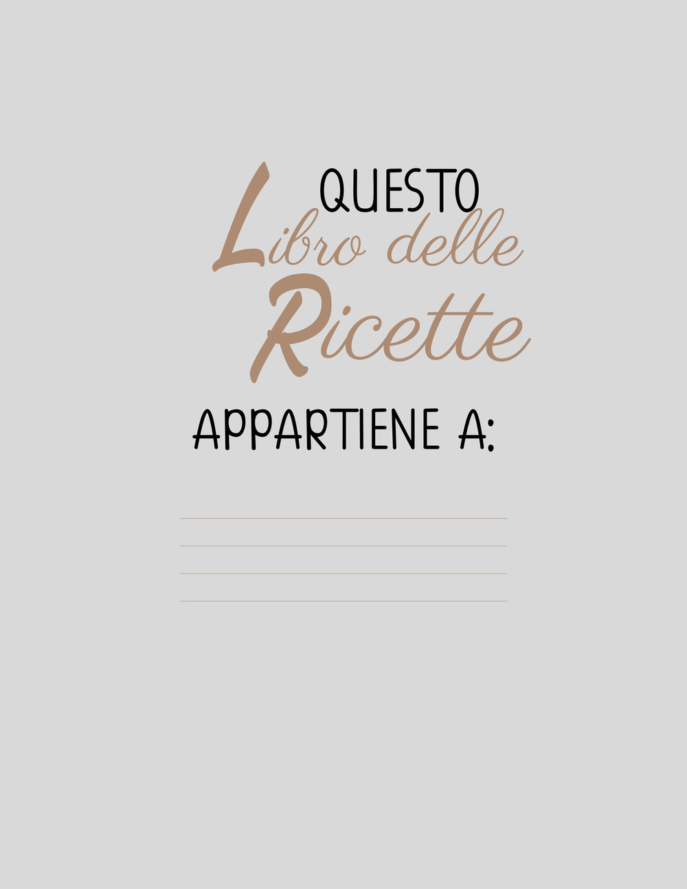 Libro delle ricette