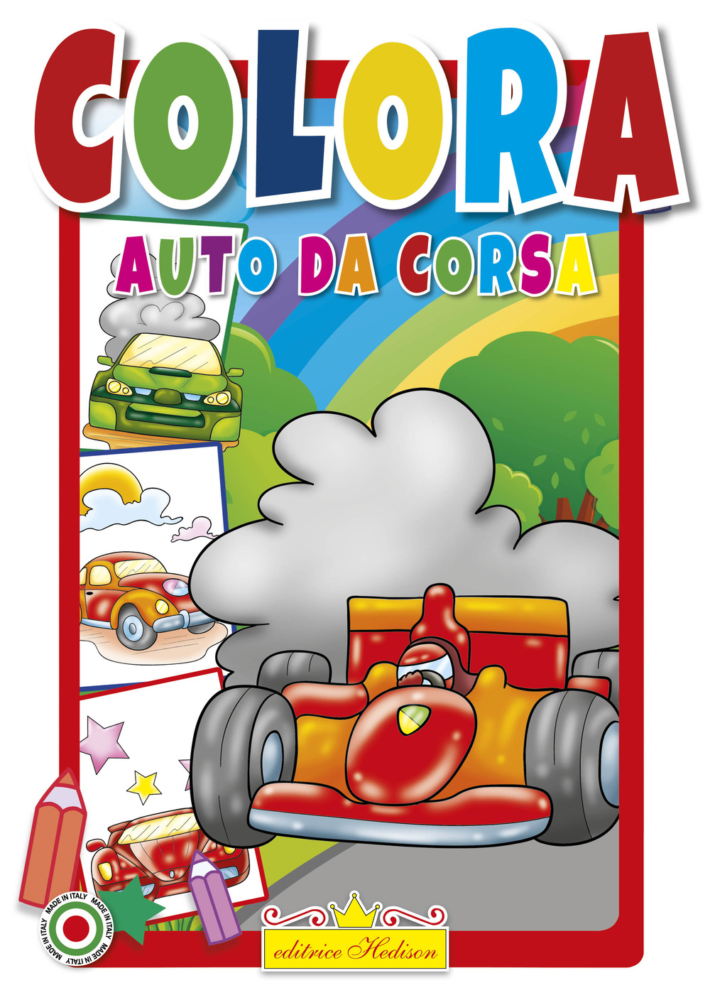 Colora auto da corsa