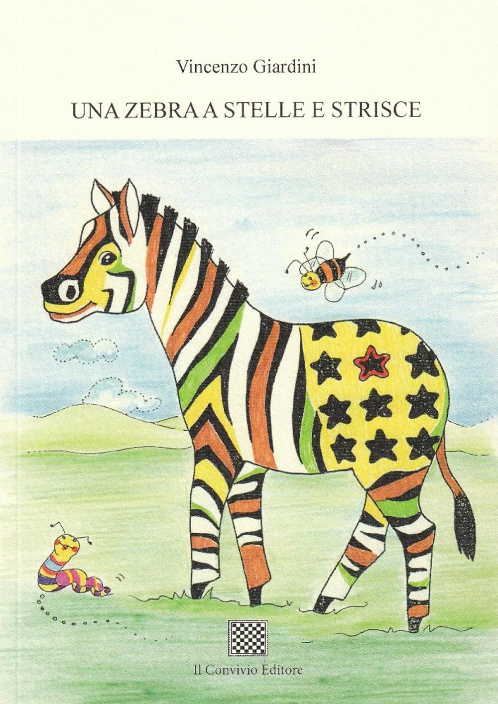 Una zebra a stelle e strisce