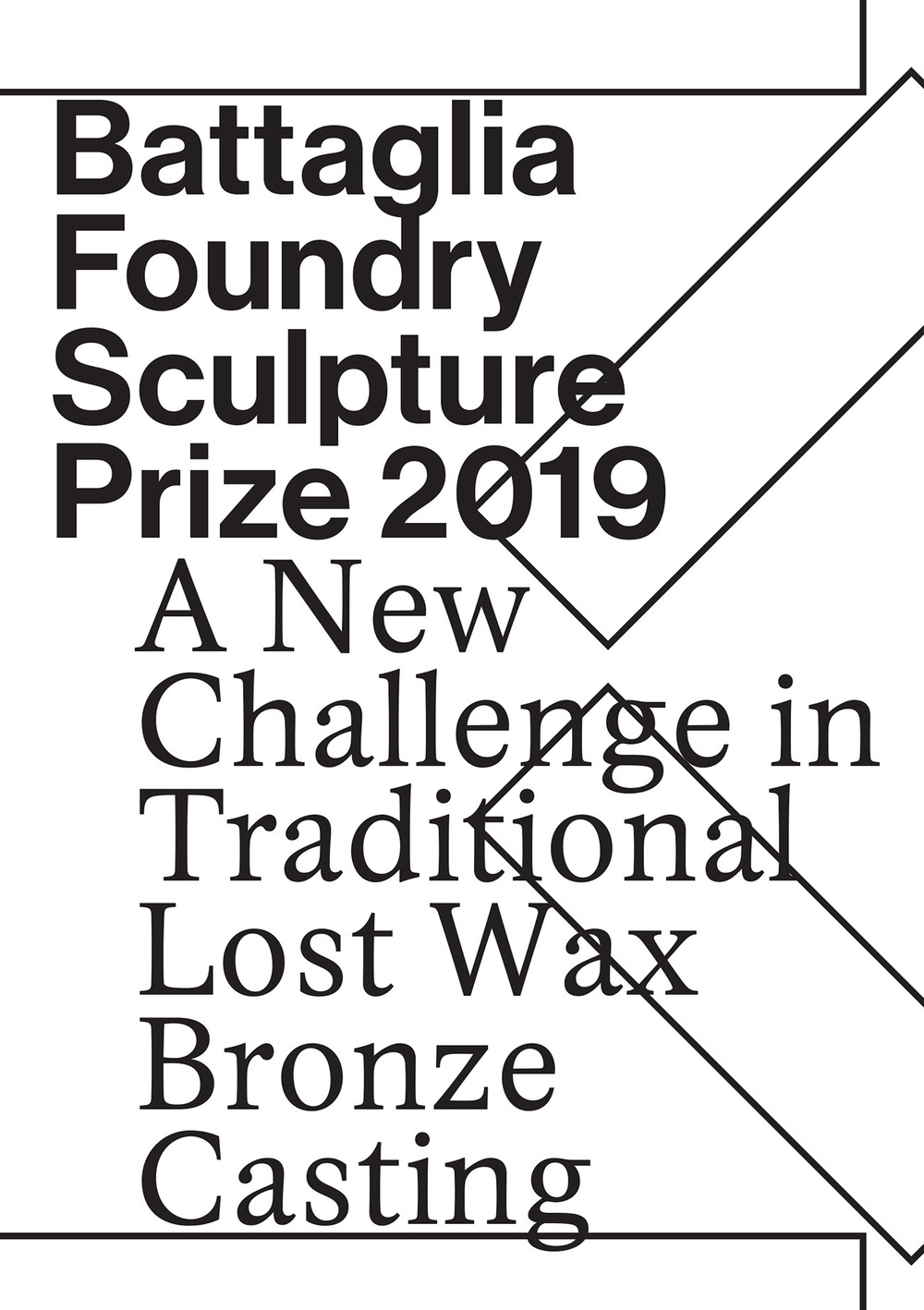 Battaglia foundry sculpture prize 2019. A new challenge in traditional lost wax bronze casting