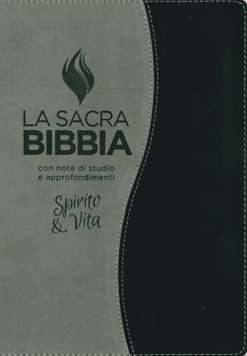 La sacra Bibbia. Spirito e vita. Ediz. bicolore grigio/nera