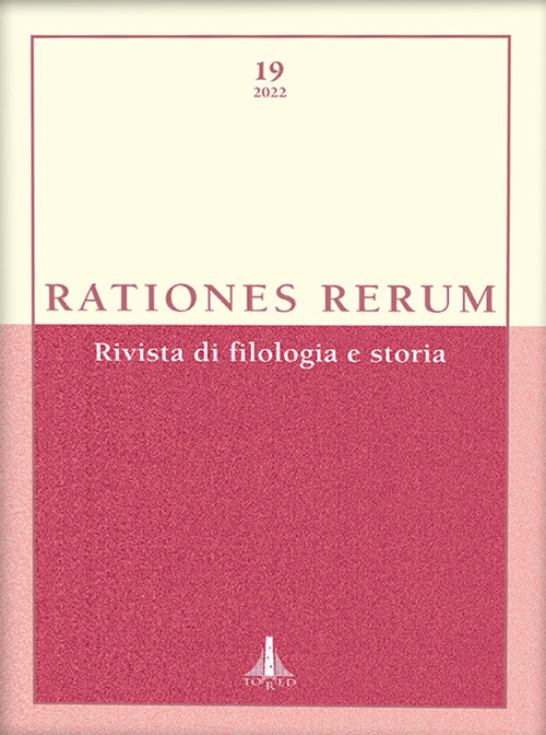 Rationes rerum. Rivista di filologia e storia. Vol. 19
