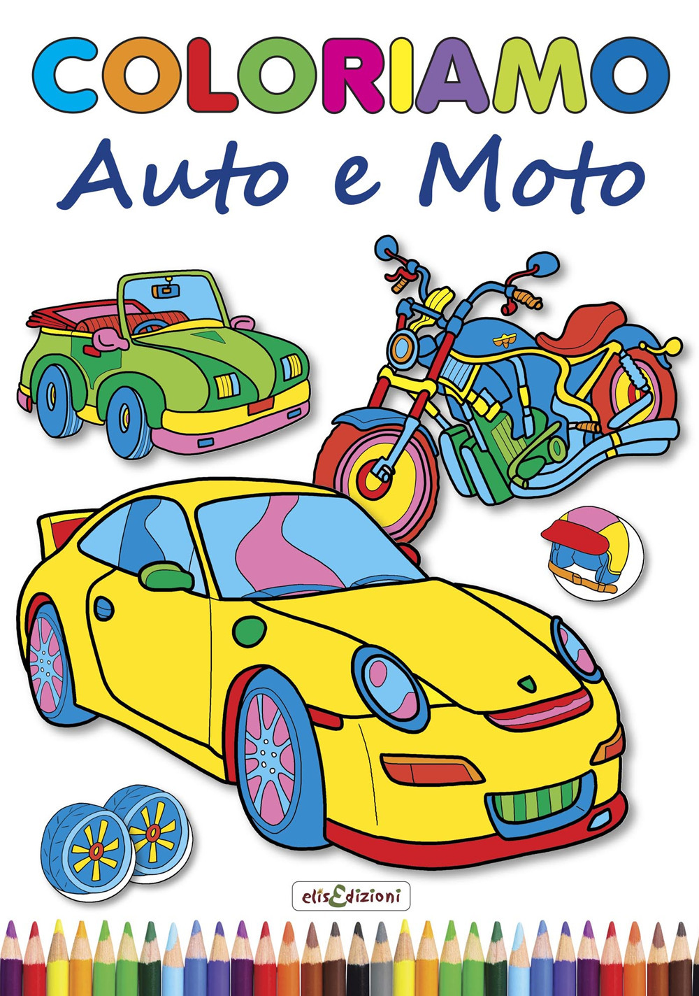 Coloriamo auto e moto. Ediz. illustrata