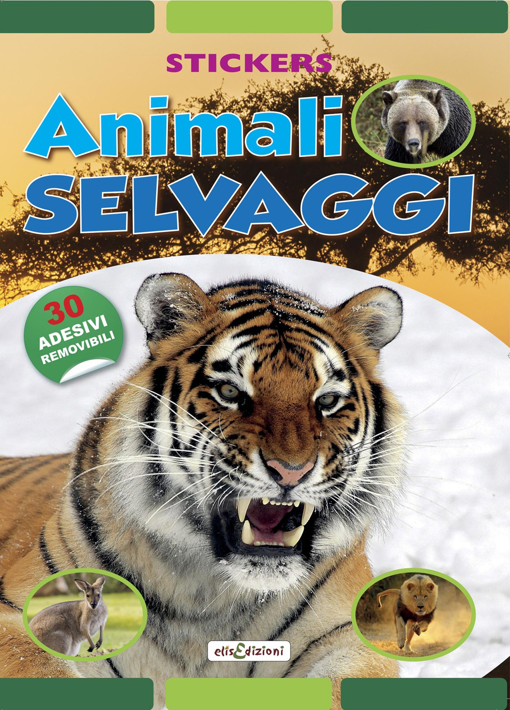 Animali selvaggi. Stickers. Con adesivi. Ediz. illustrata