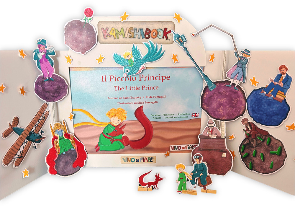 Il Piccolo Principe-The Little Prince. Kamishibai con schede. Ediz. bilingue. Con audiolibro