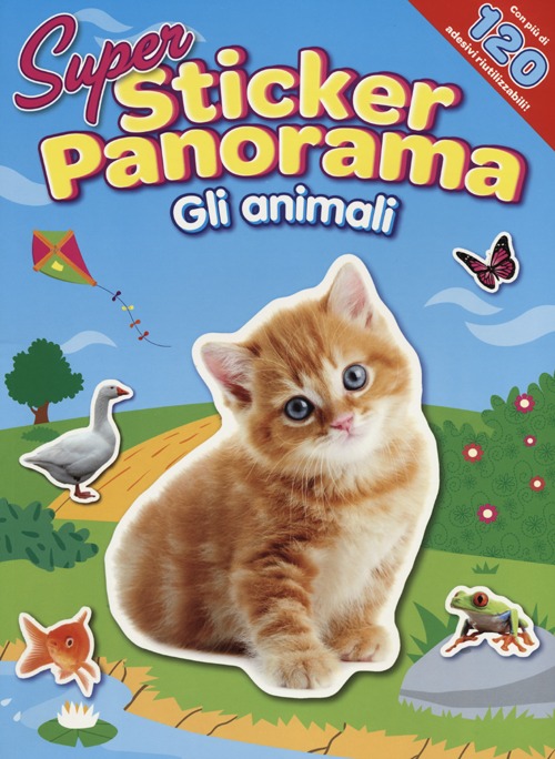 Gli animali. Il gatto. Con adesivi