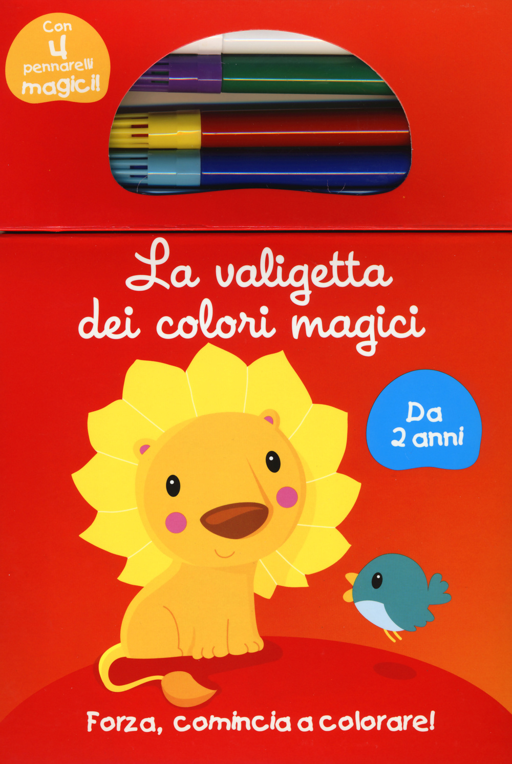 La valigetta dei colori magici. Rossa. Con gadget