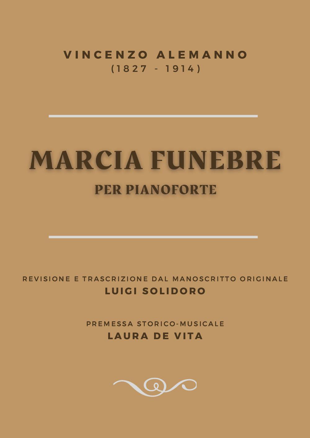 Marcia funebre per pianoforte. Partitura