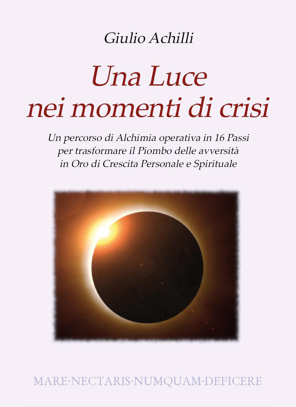 Una luce nei momenti di crisi. Un percorso di alchimia operativa in 16 passi per trasformare il piombo delle avversità in oro di crescita personale e spirituale