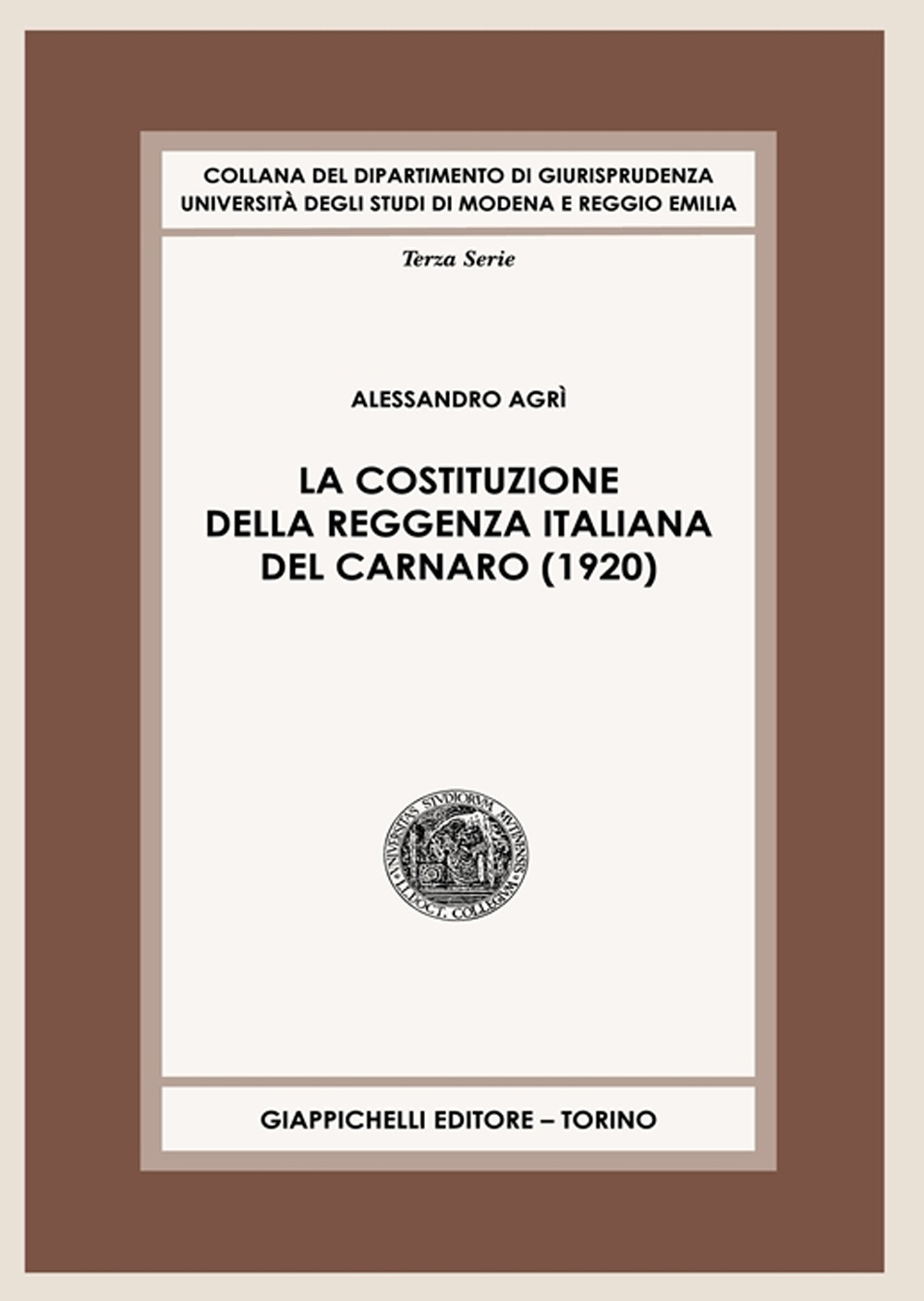 La Costituzione della Reggenza italiana del Carnaro (1920)