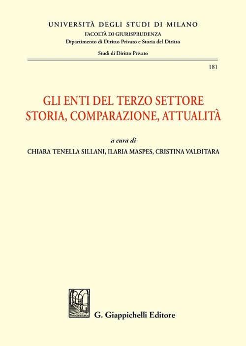 Gli enti del terzo settore. Storia, comparazione, attualità