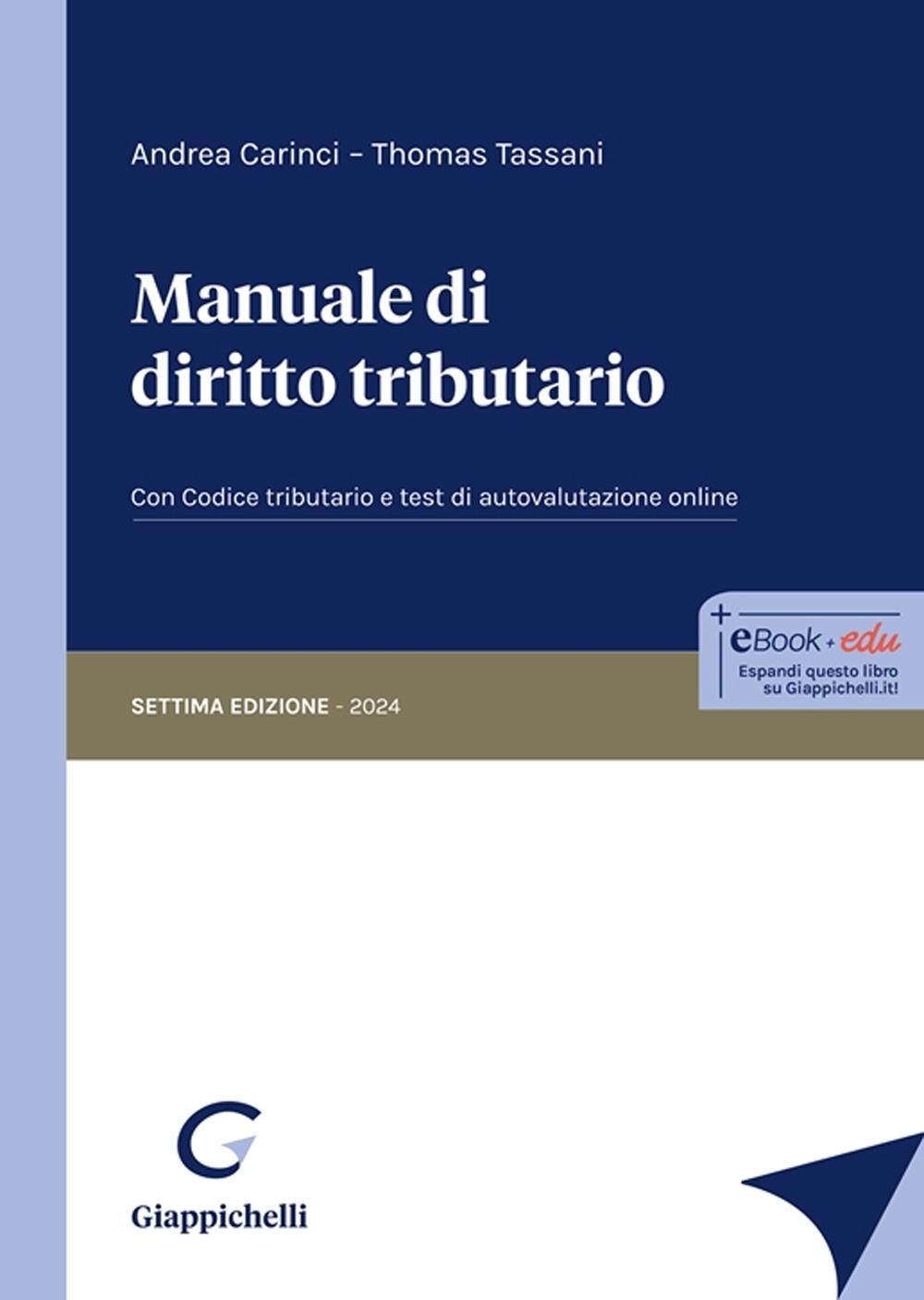 Manuale di diritto tributario