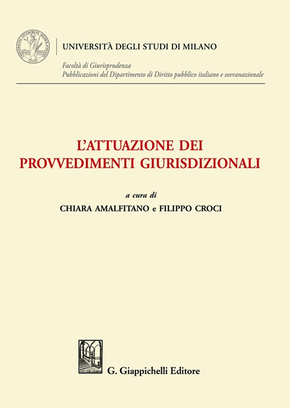 L'attuazione dei provvedimenti giurisdizionali