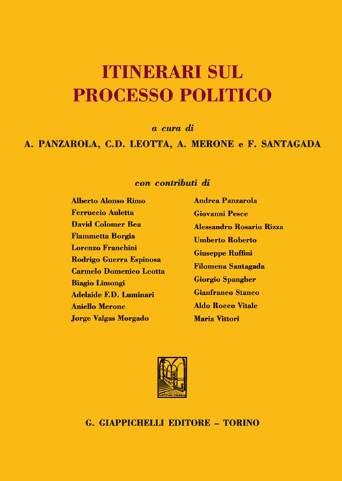 Itinerari sul processo politico