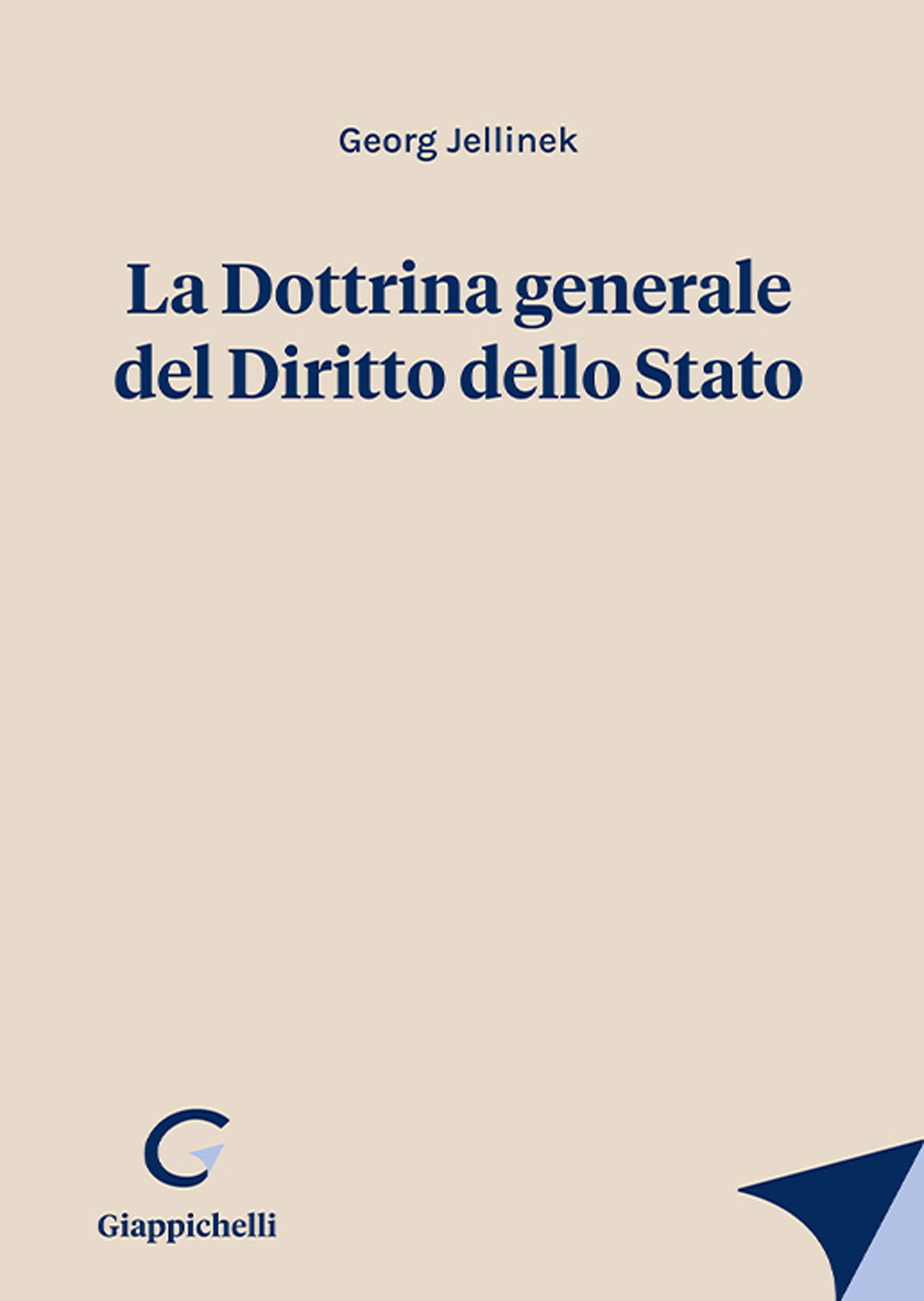 La Dottrina generale del Diritto dello Stato