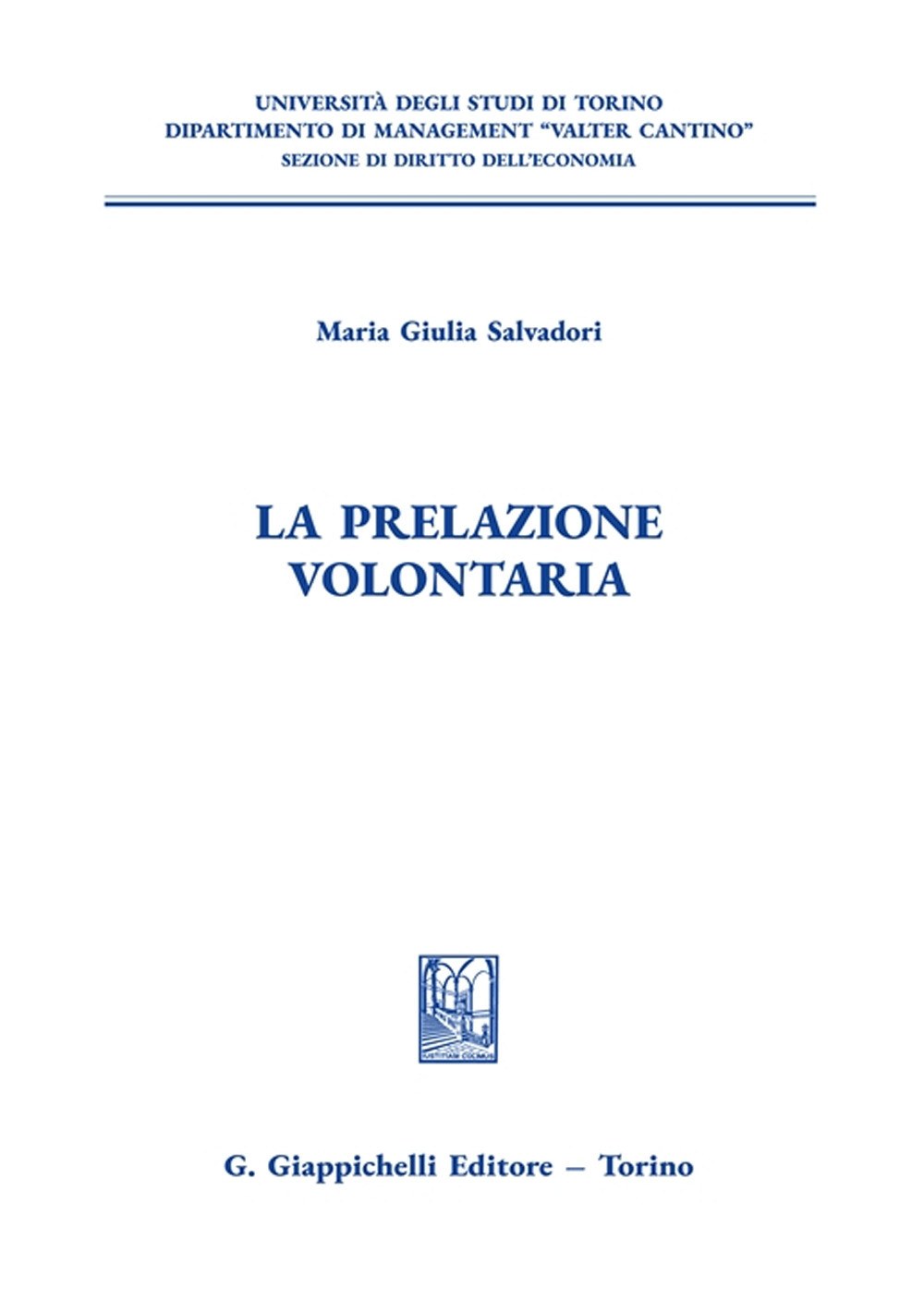 La prelazione volontaria