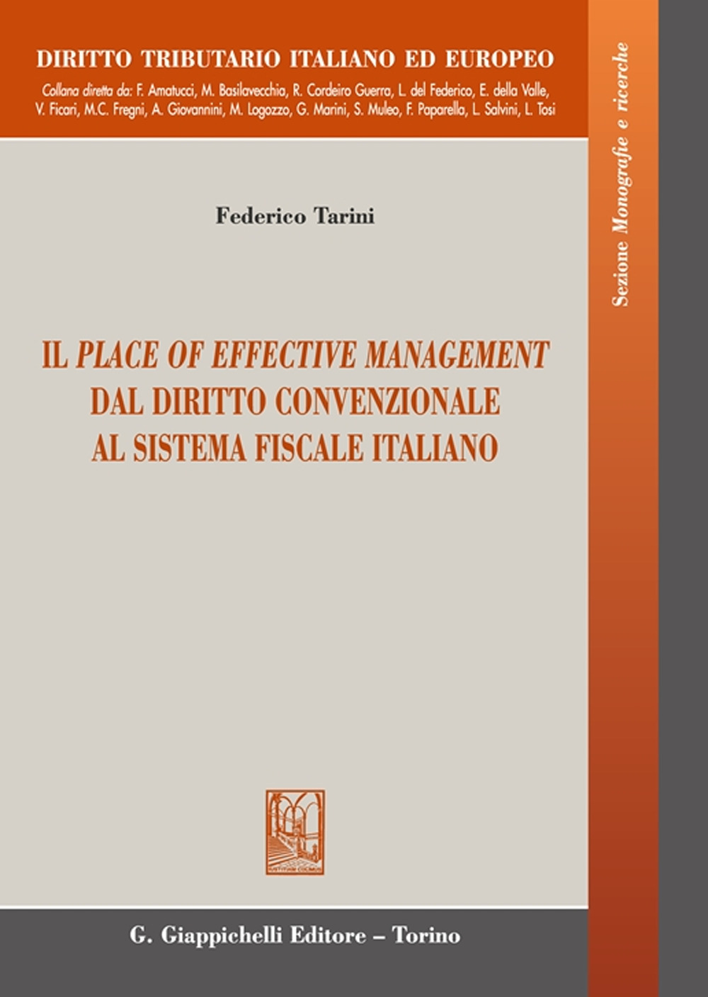 Il place of effective management dal diritto convenzionale al sistema fiscale italiano