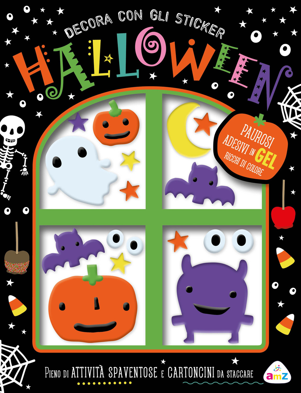 Decora con gli sticker. Halloween. Ediz. a colori. Con adesivi in gell