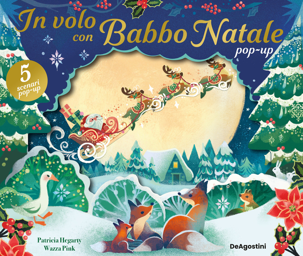 In volo con Babbo Natale pop-up. Ediz. a colori