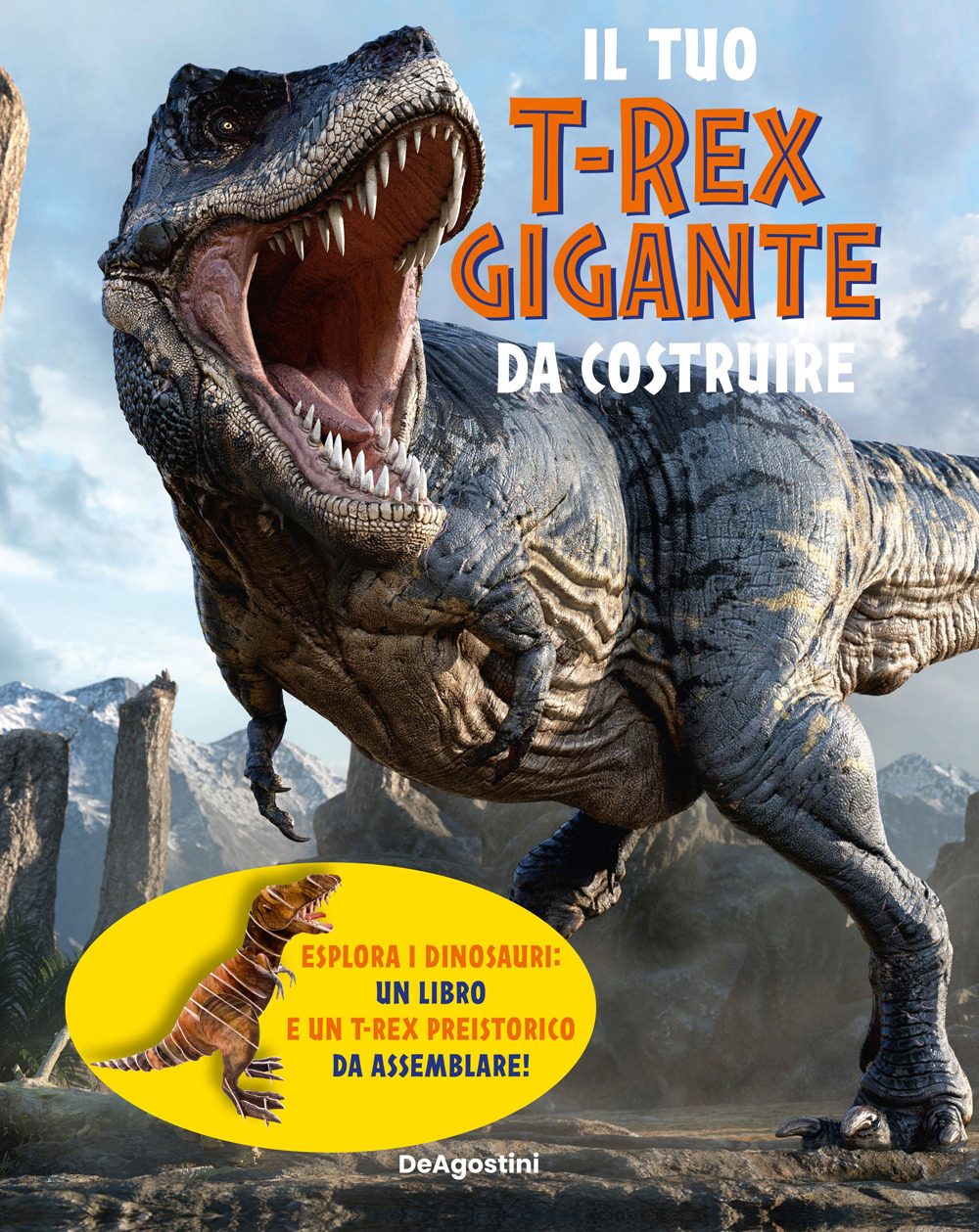 Il tuo t-rex gigante da costruire. Ediz. a colori. Con modellino da costruire