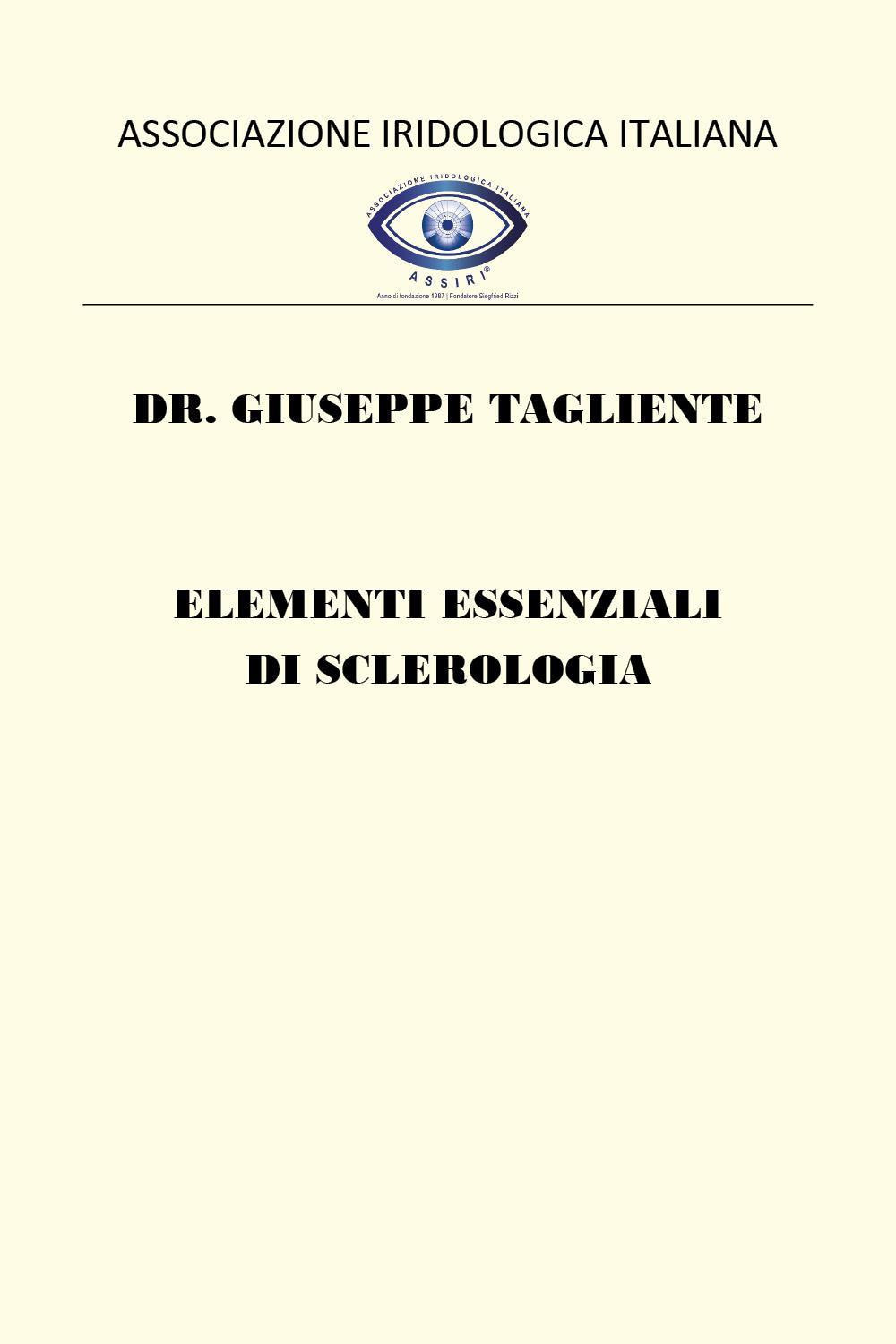 Elementi essenziali di sclerologia