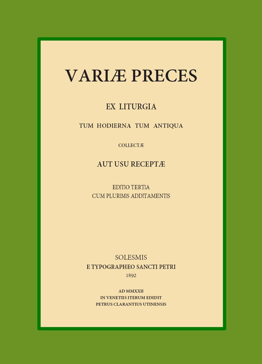 Variae preces