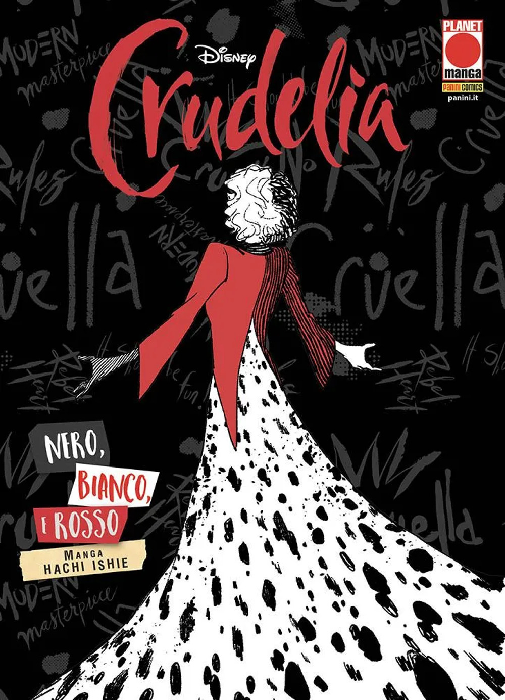 Crudelia. Nero, bianco e rosso