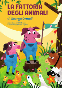 Copertina FATTORIA DEGLI ANIMALI DI GEORGE ORWELL. EDIZ. AD ALTA LEGGIBILITA` (LA) 