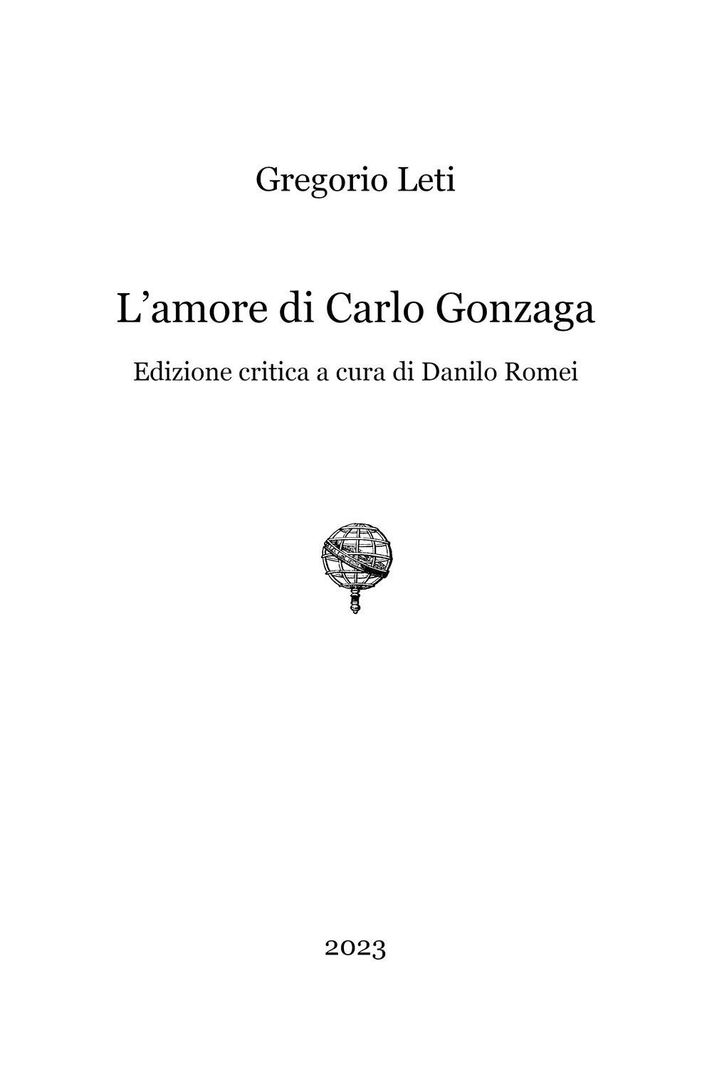 L'amore di Carlo Gonzaga
