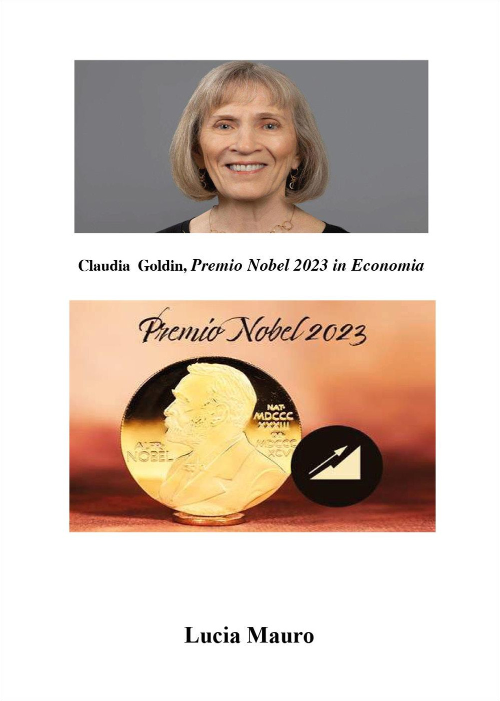 Claudia Goldin. Premio Nobel 2023 in economia