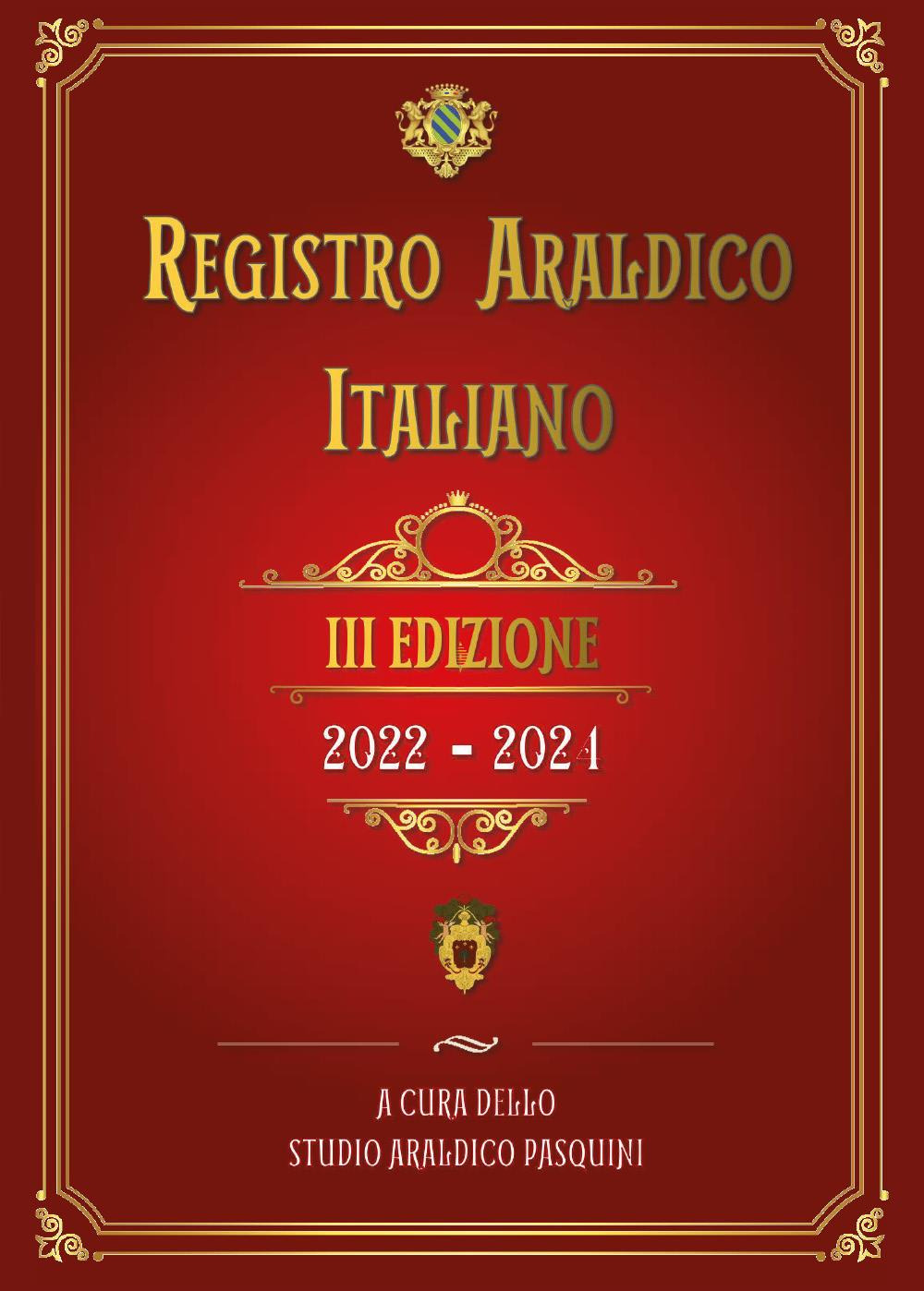 Registro araldico italiano. III edizione 2022-2021