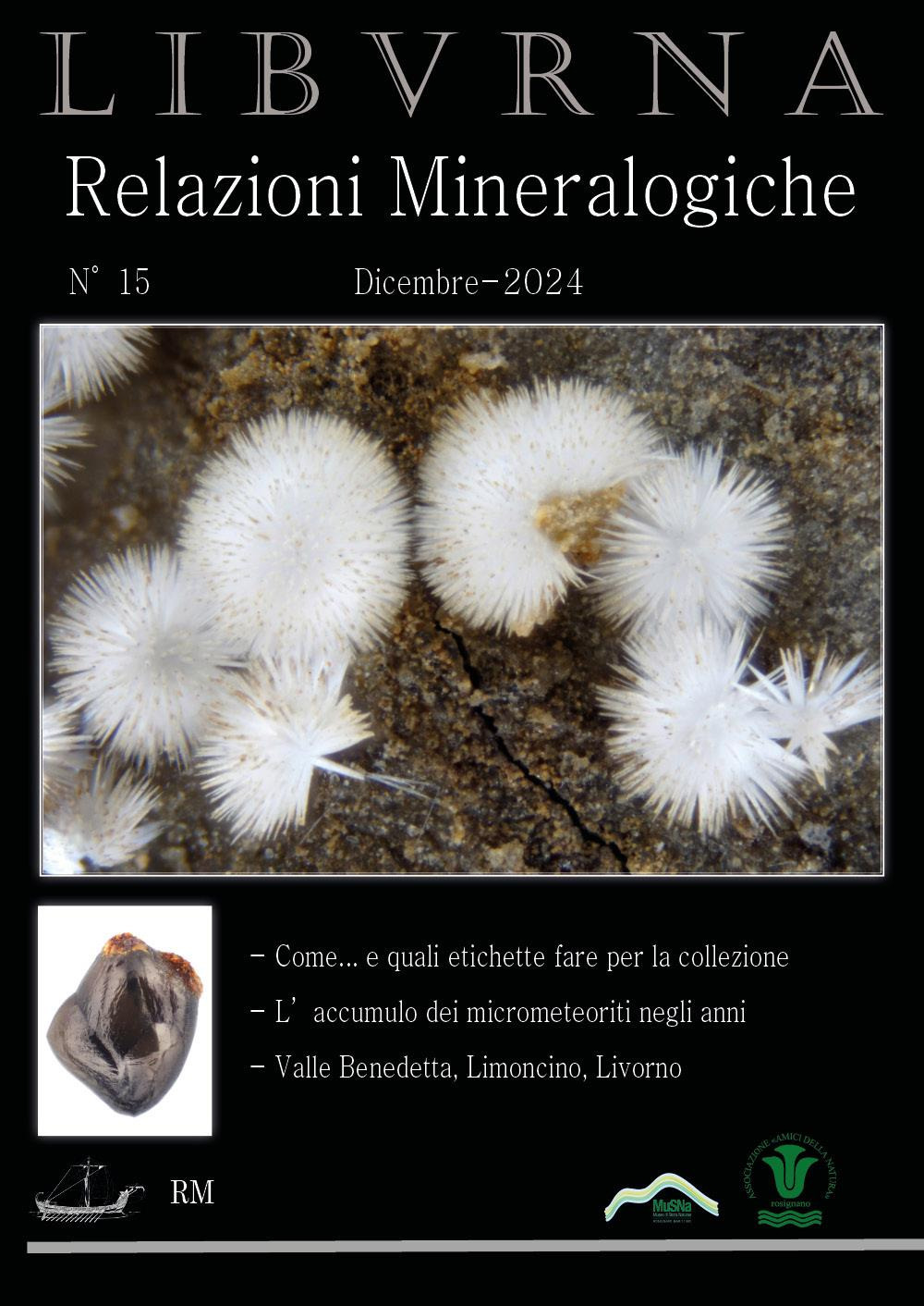 Relazioni mineralogiche. Libvrna. Vol. 15